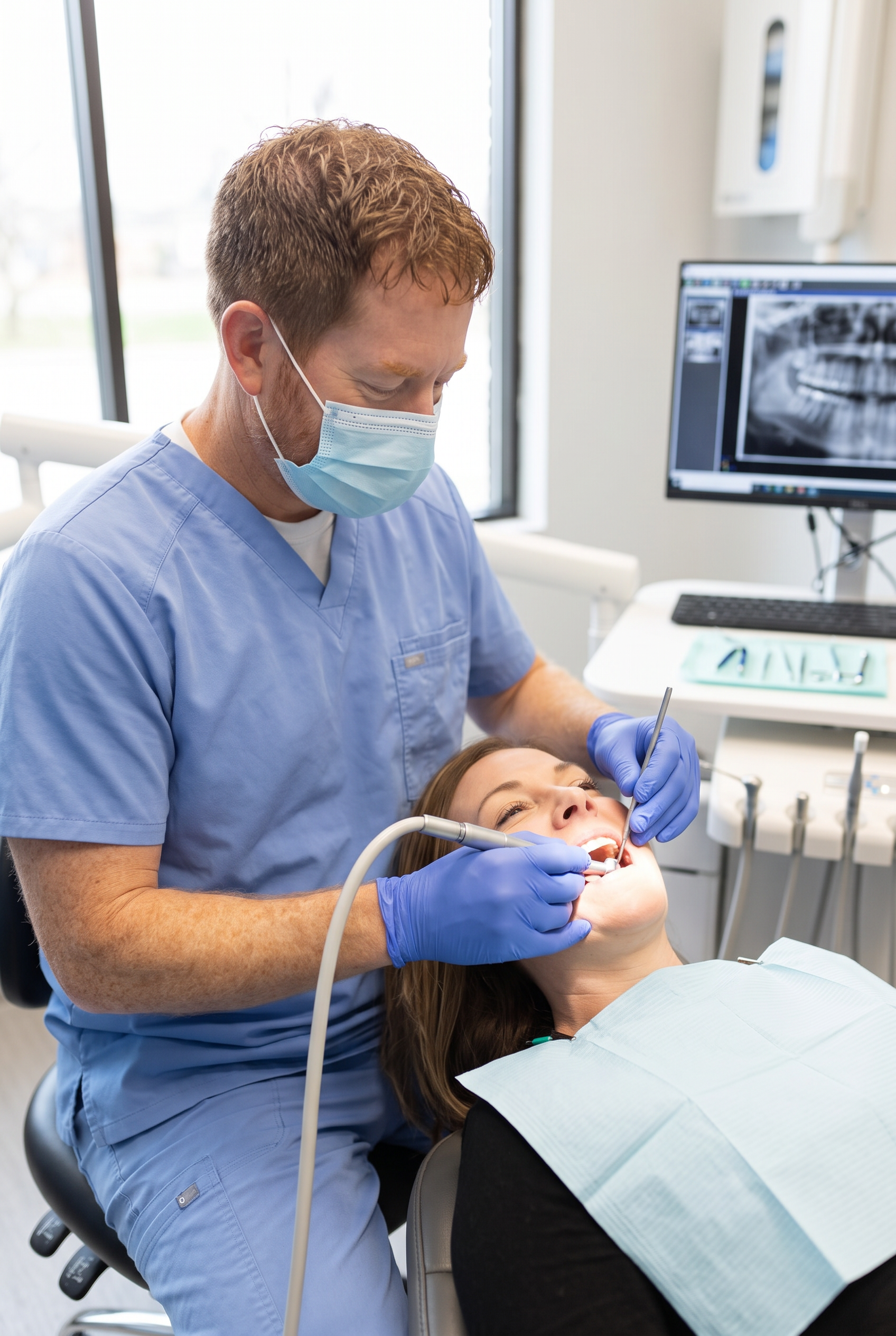 Implant supported denture treatment at Dream Dental Sedation in Watertown, SD